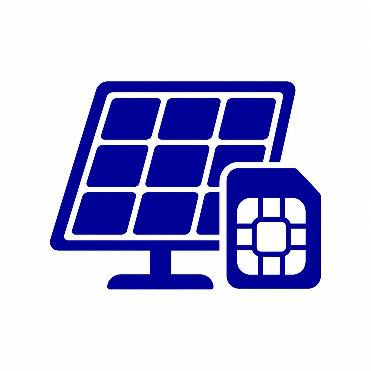 PANEL SOLAR CHIP - CABLE RED