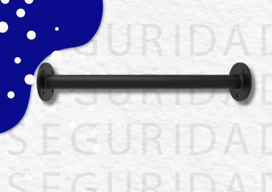 Brazo metálico graduable  C/ base circular de 90 cm | JD Importaciones
