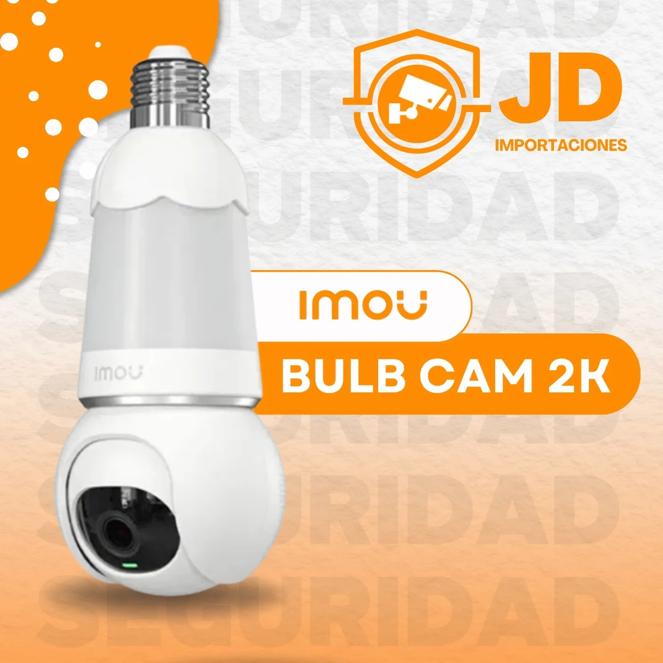 IMOU BULB CAM 2K - 3 MP FOCO
