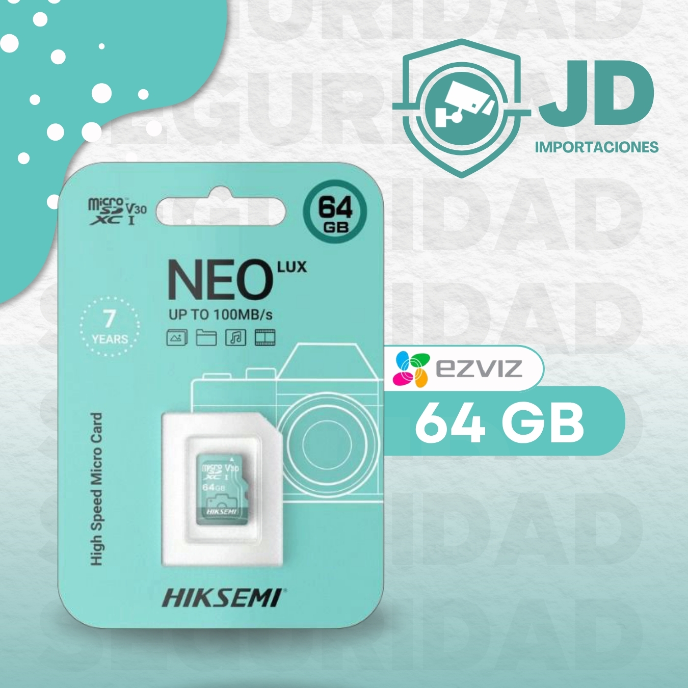 HIKSEMI - MEMORIA SD 64 GB | JD Importaciones
