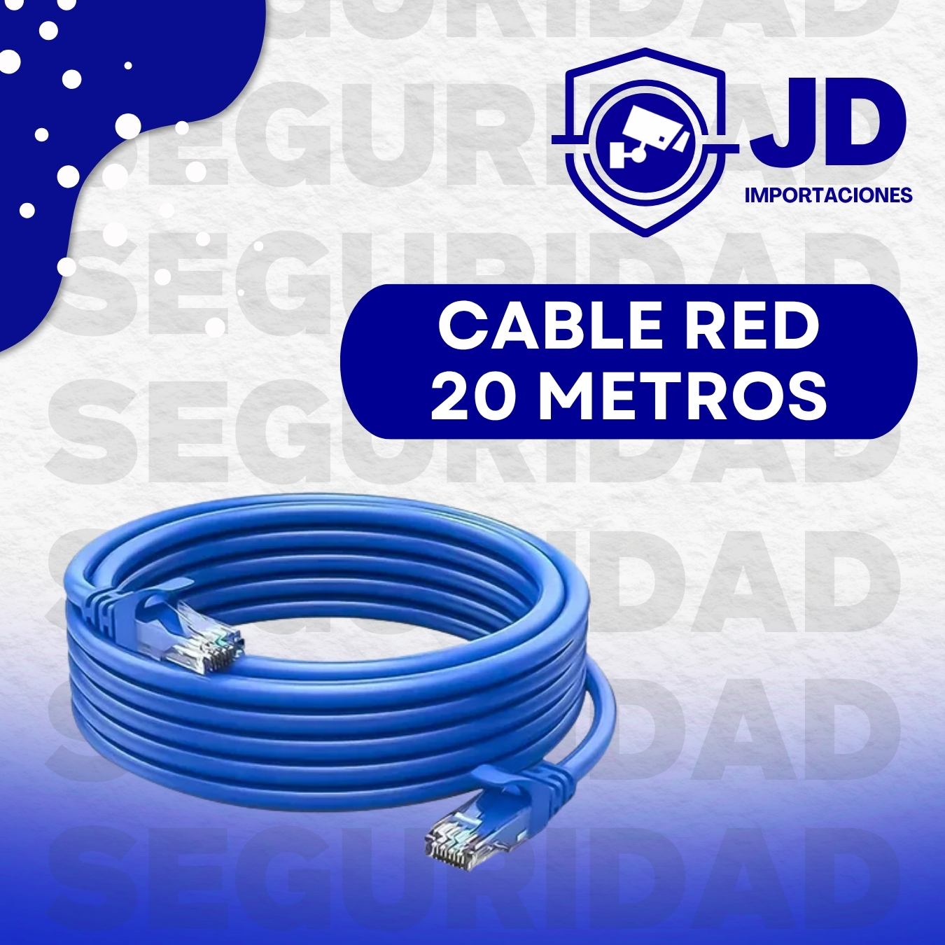 CABLE RED 20M - JD Importaciones | JD Importaciones