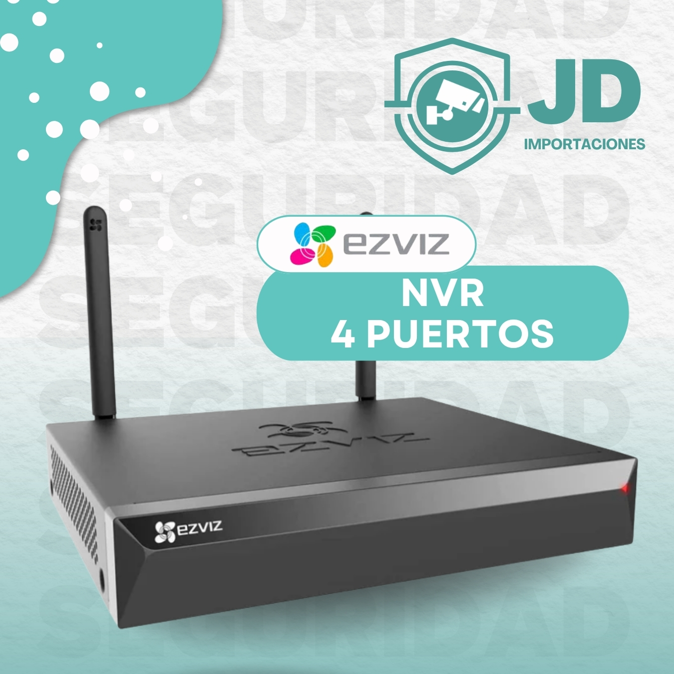 EZVIZ - NVR 4 PUERTOS - Ezviz | JD Importaciones