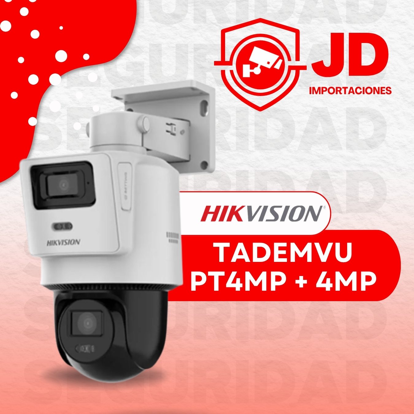 HIKVISION - TANDEMVU PT 4MP + 4MP - HIKVISION | JD Importaciones