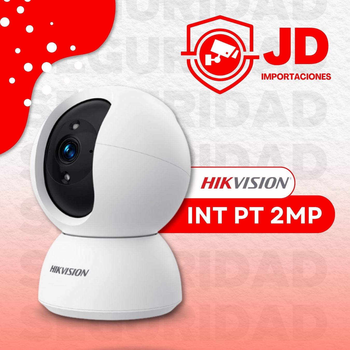HIKVISION - INTERIOR PT 2MP - HIKVISION | JD Importaciones