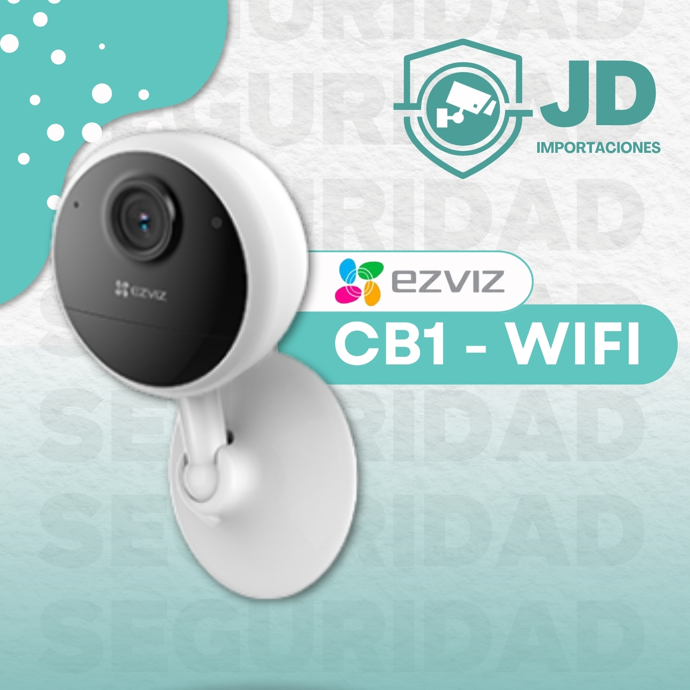 EZVIZ - CB1 - WIFI BATERIA ESPIA - Ezviz | JD Importaciones