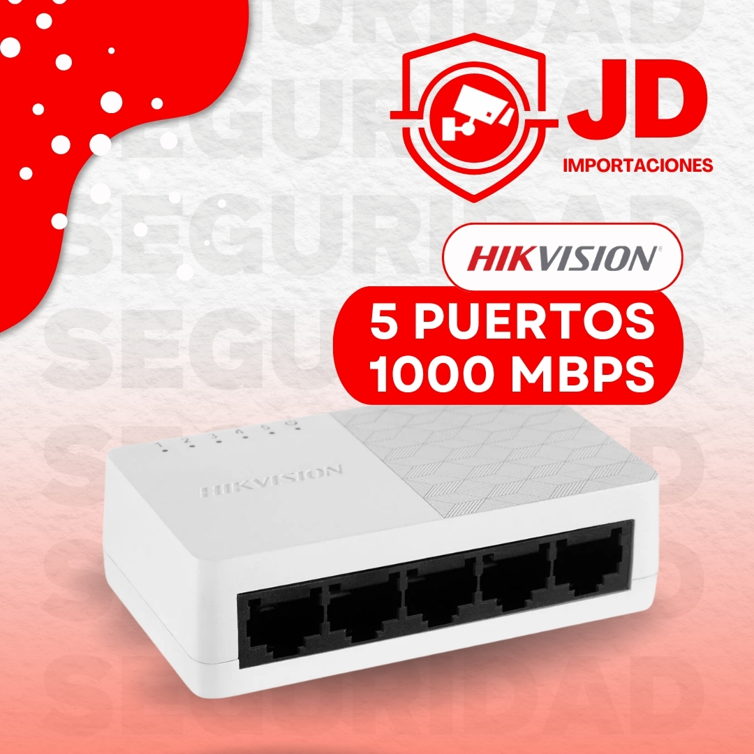 HIKVISION - 5 PUERTOS - HIKVISION | JD Importaciones