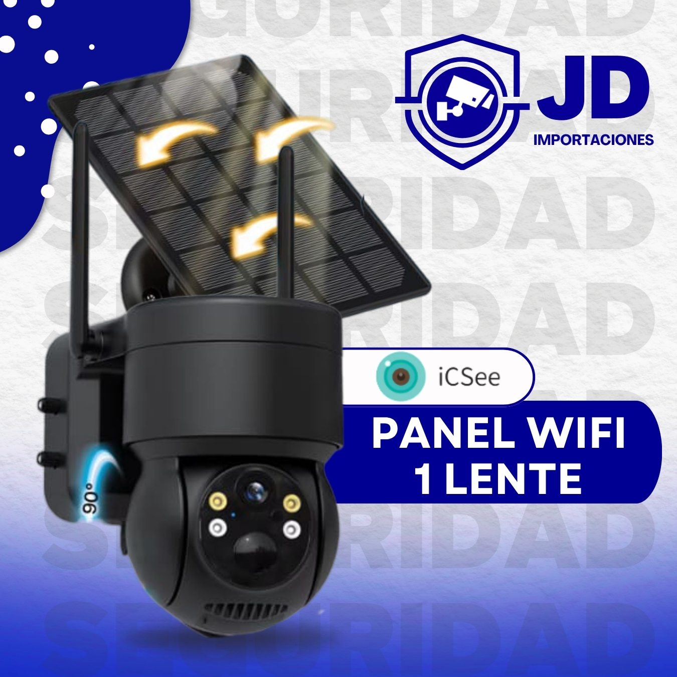ICSSE - PANEL SOLAR WIFI 1 LENTE (TQ1 GK2) | JD Importaciones