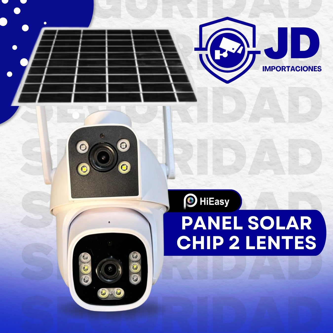 HIEASY - PANEL SOLAR 4G (CAMARA CHIP - DUAL) - LANTUM | JD Importaciones