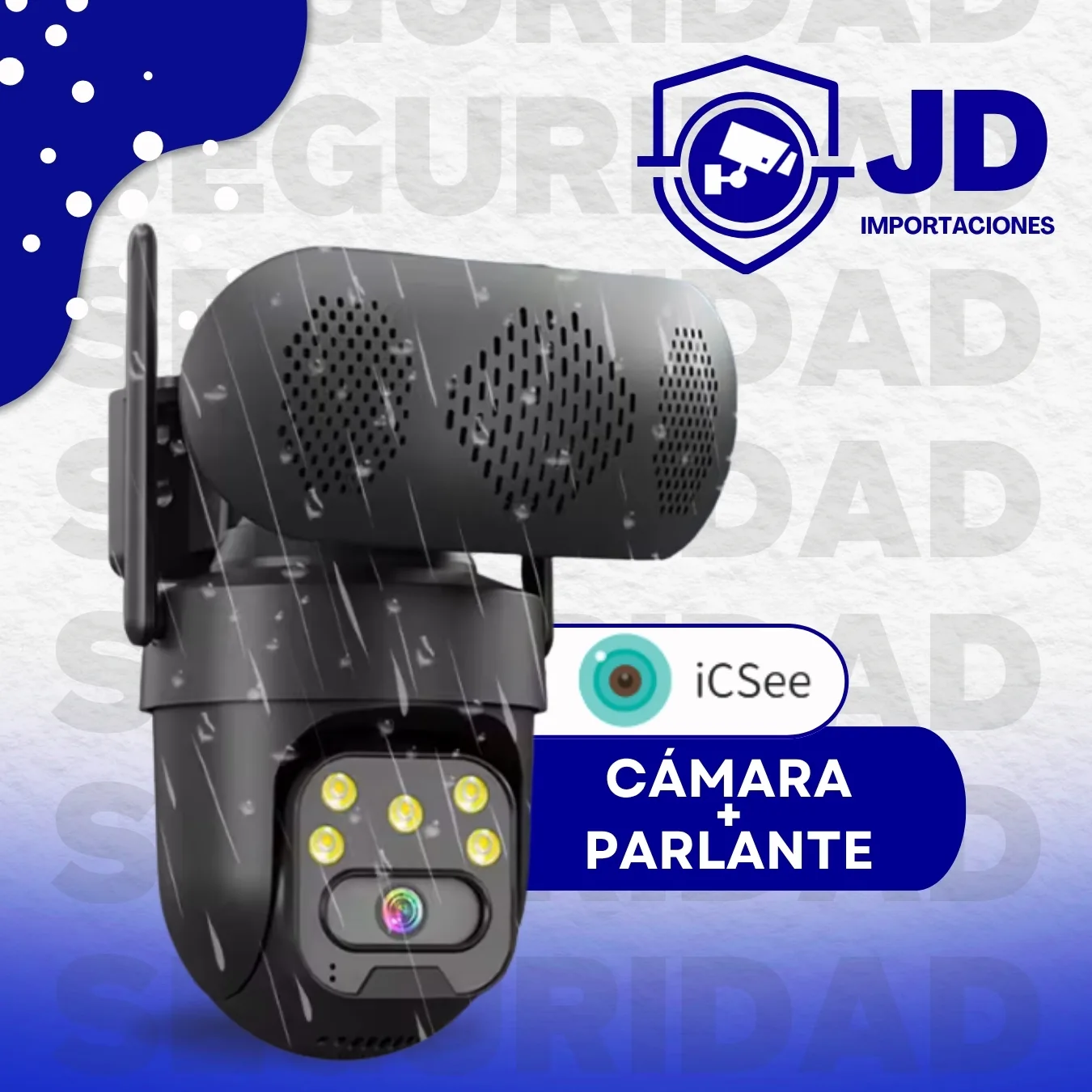 CAMARA 1LENTE + Parlante (HD20Q)