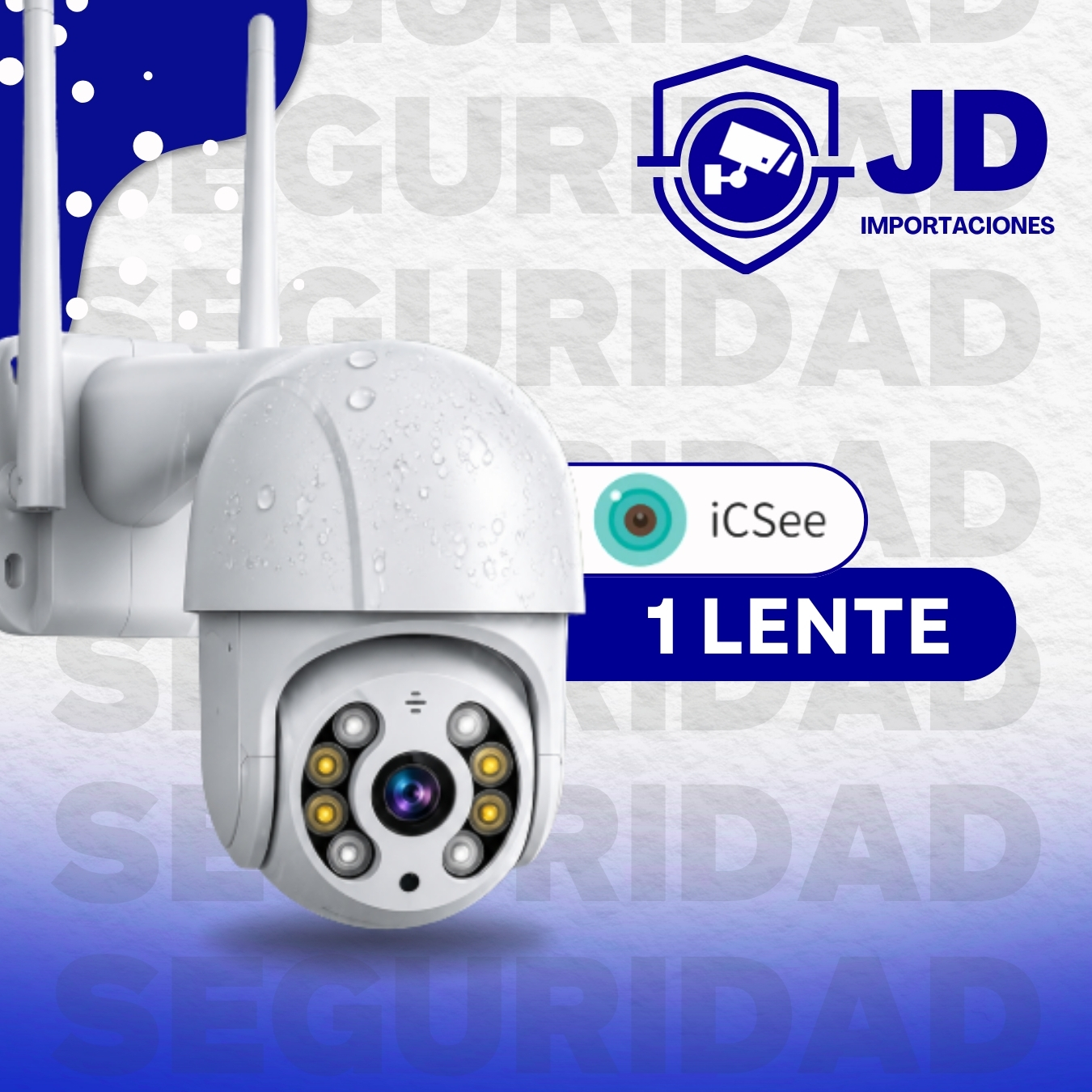 ICSSE - 1 LENTE EXTERIOR WHITE (A8-PRO-2K) - LANTUM | JD Importaciones