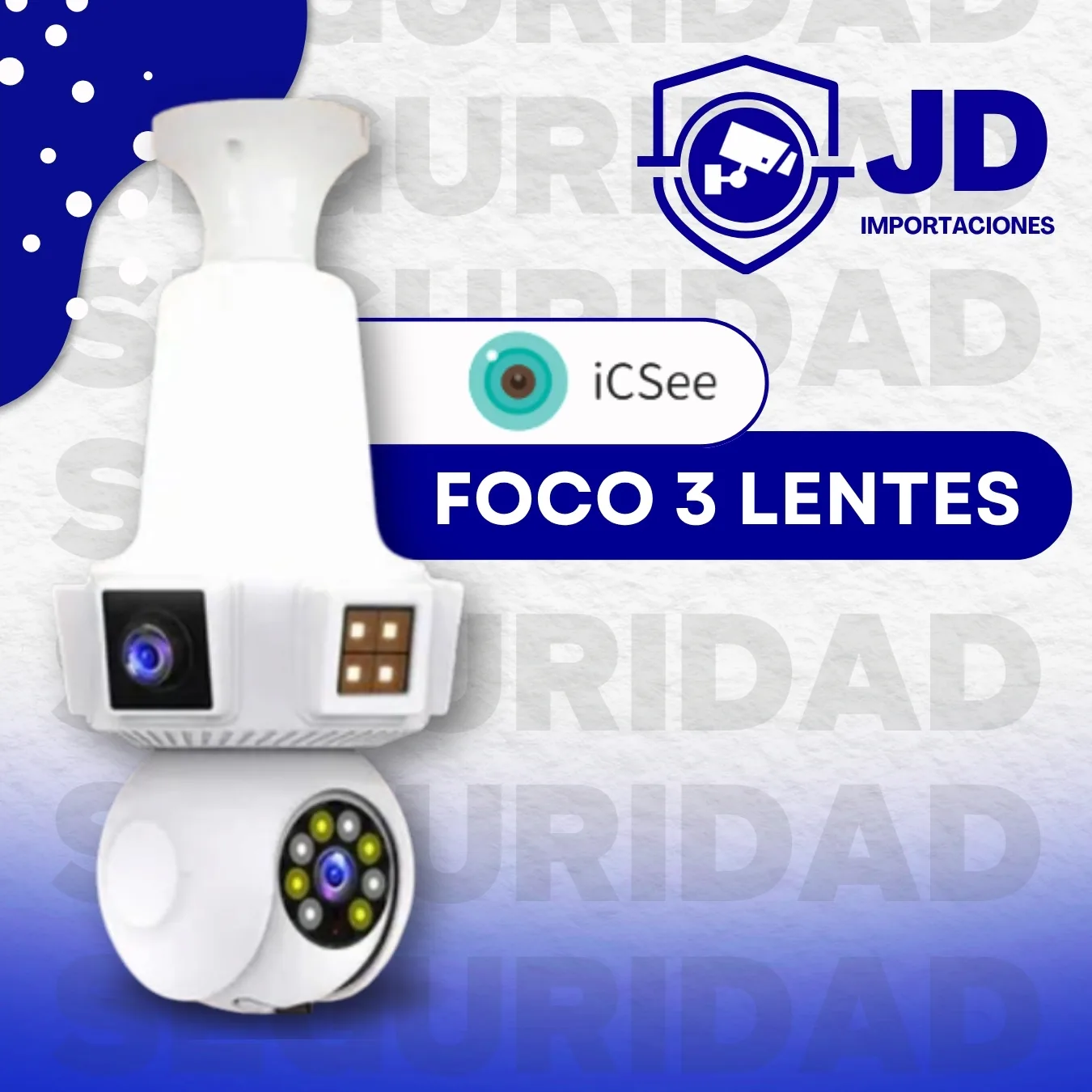 V380 - FOCO CAMARA 3 LENTES (VE-23 3K)