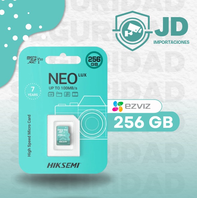 MEMORIA ORIGINAL 256GB - CLASE 10 NEO - HIKSEMI | JD Importaciones